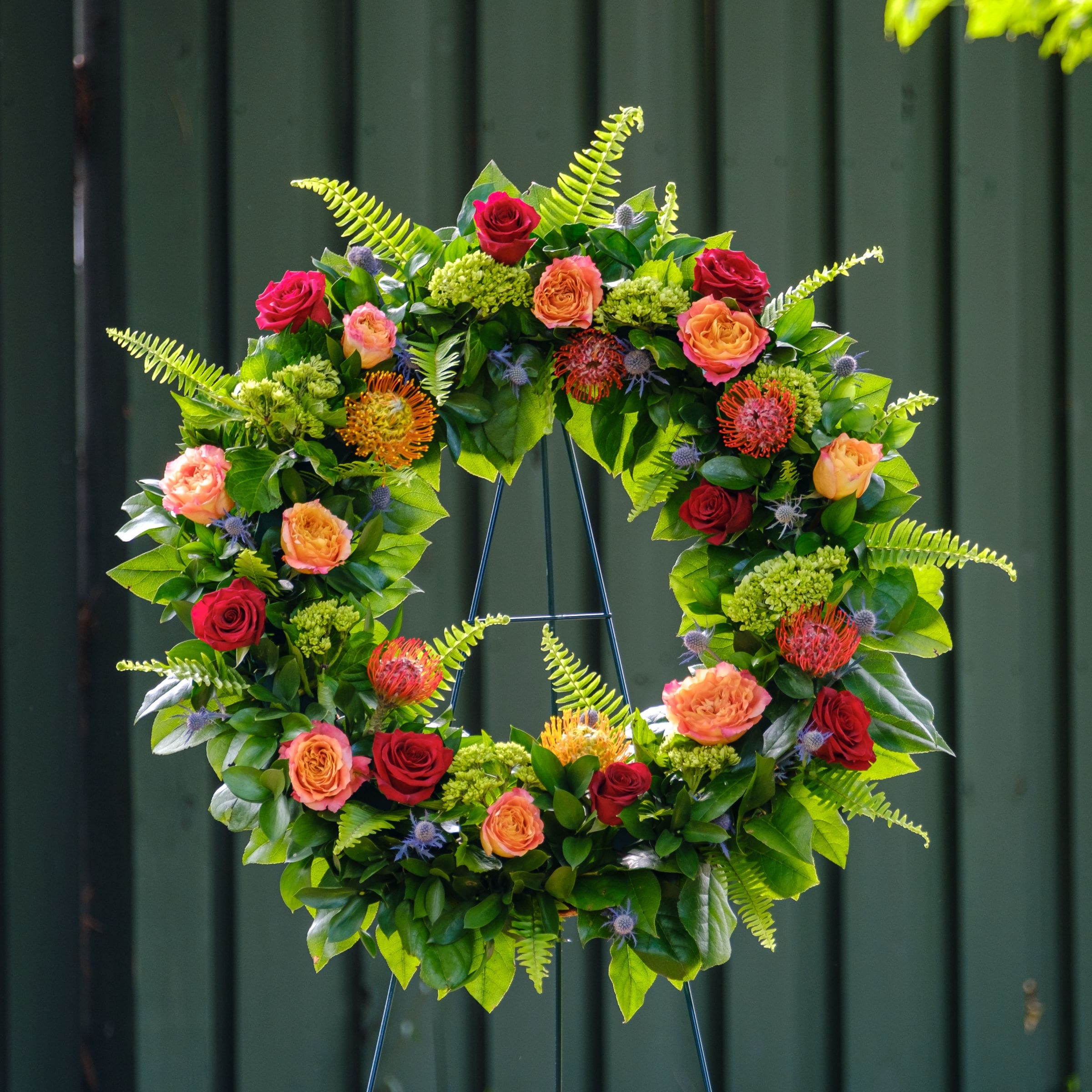 Sympathy Wreath – 6 Color Options
