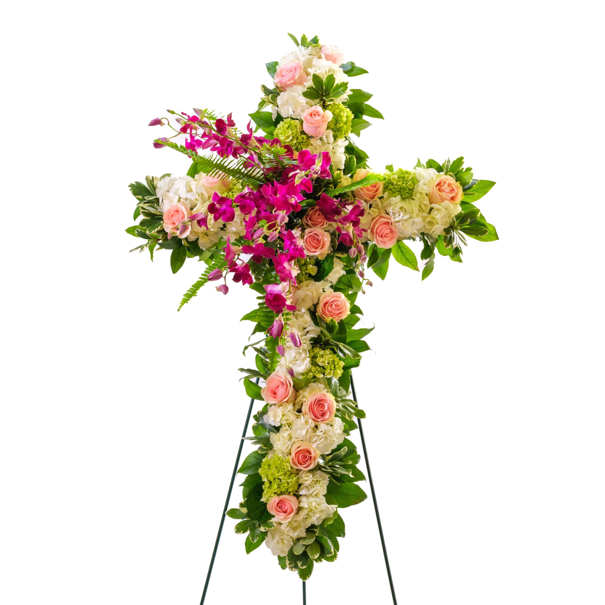 Floral Cross - 6 Color Options